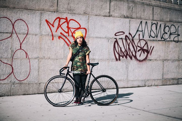 Bicycle style of New York