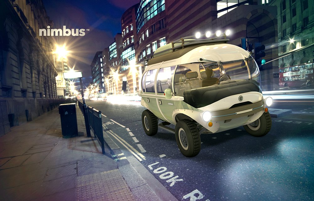 Nimbus e-Car & hippy car of the future
