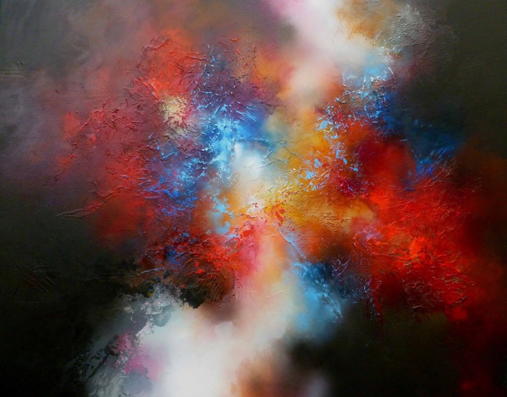 Simon Kenny's abstract paintings