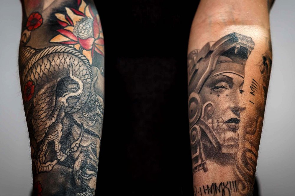 Найяскравіші приклади татуювань & laquo; Tattoo Mania Expo & raquo;