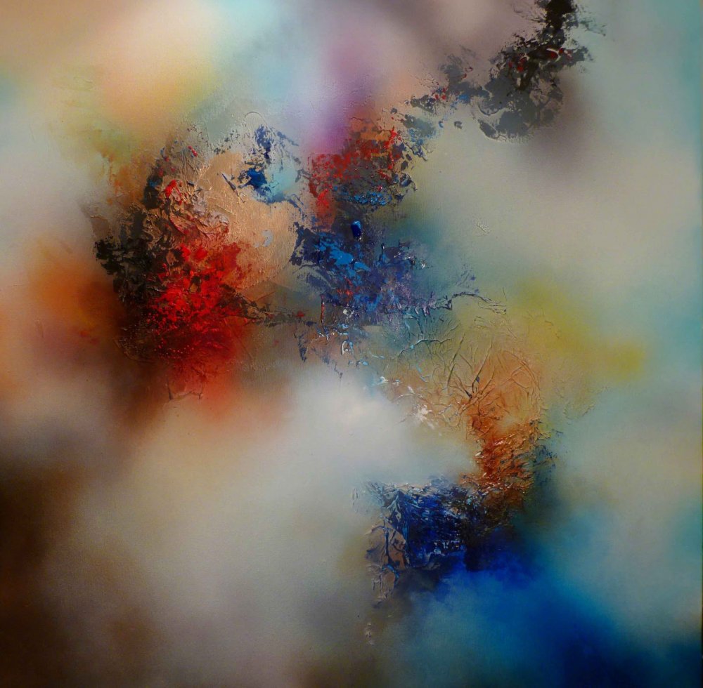 Simon Kenny's abstract paintings