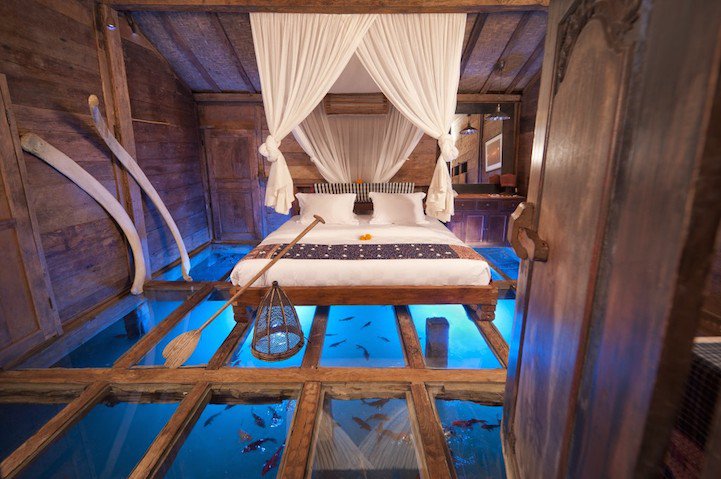 A delightful room of Udang House with undersea wonders
