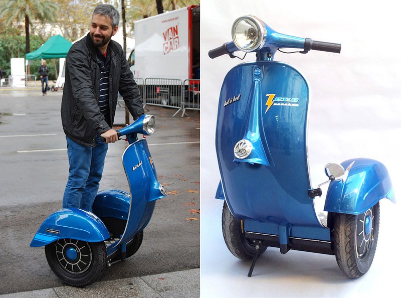 Vespa Segway & retro; to the modern mode