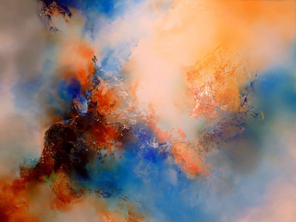 Abstract paintings by Simon Kenny