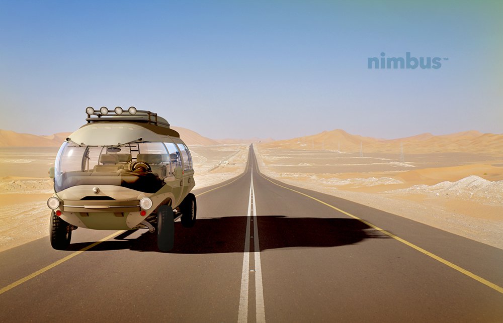 Nimbus e-Car & hippy car of the future