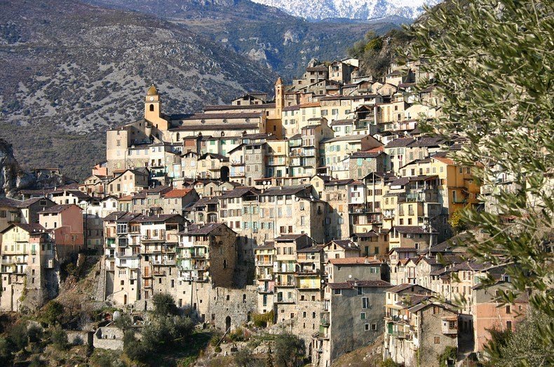 Villages in the Cote d'Azur