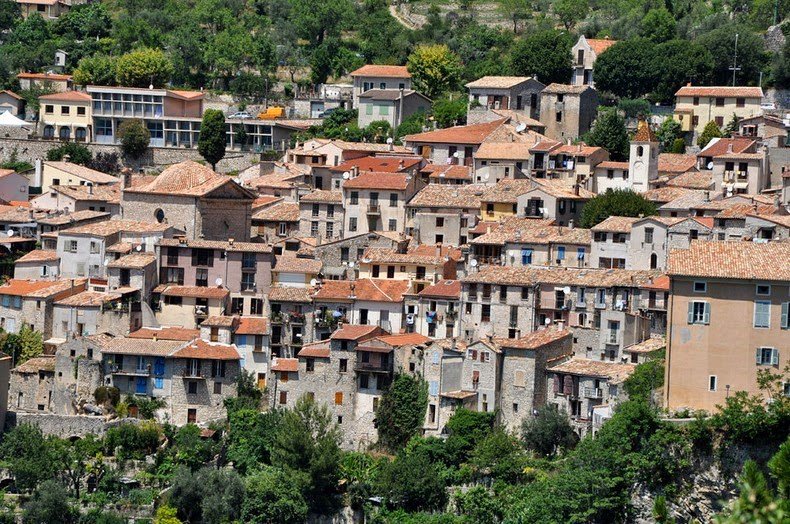 Villages in the Cote d'Azur