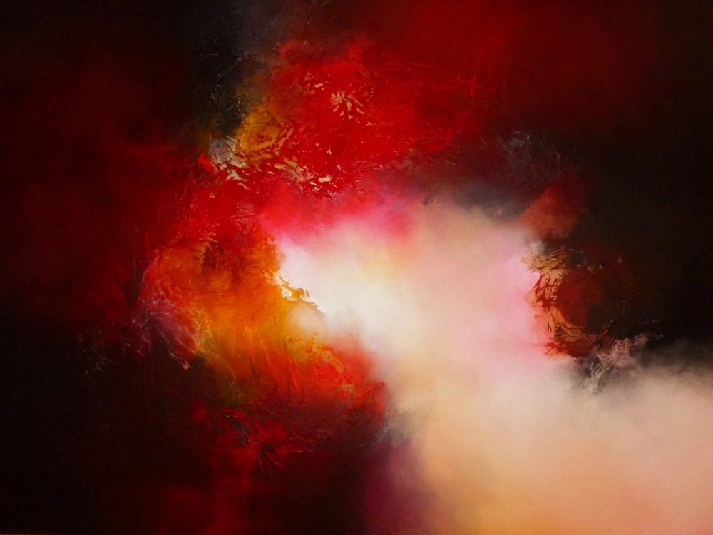 Simon Kenny's abstract paintings