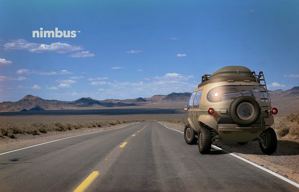 Nimbus e-car & hippy car of the future