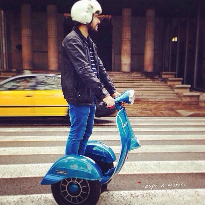 Vespa Segway – ретро на современный лад