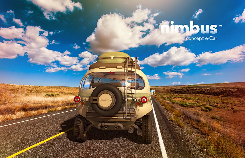 Nimbus e-Car & hippy car of the future