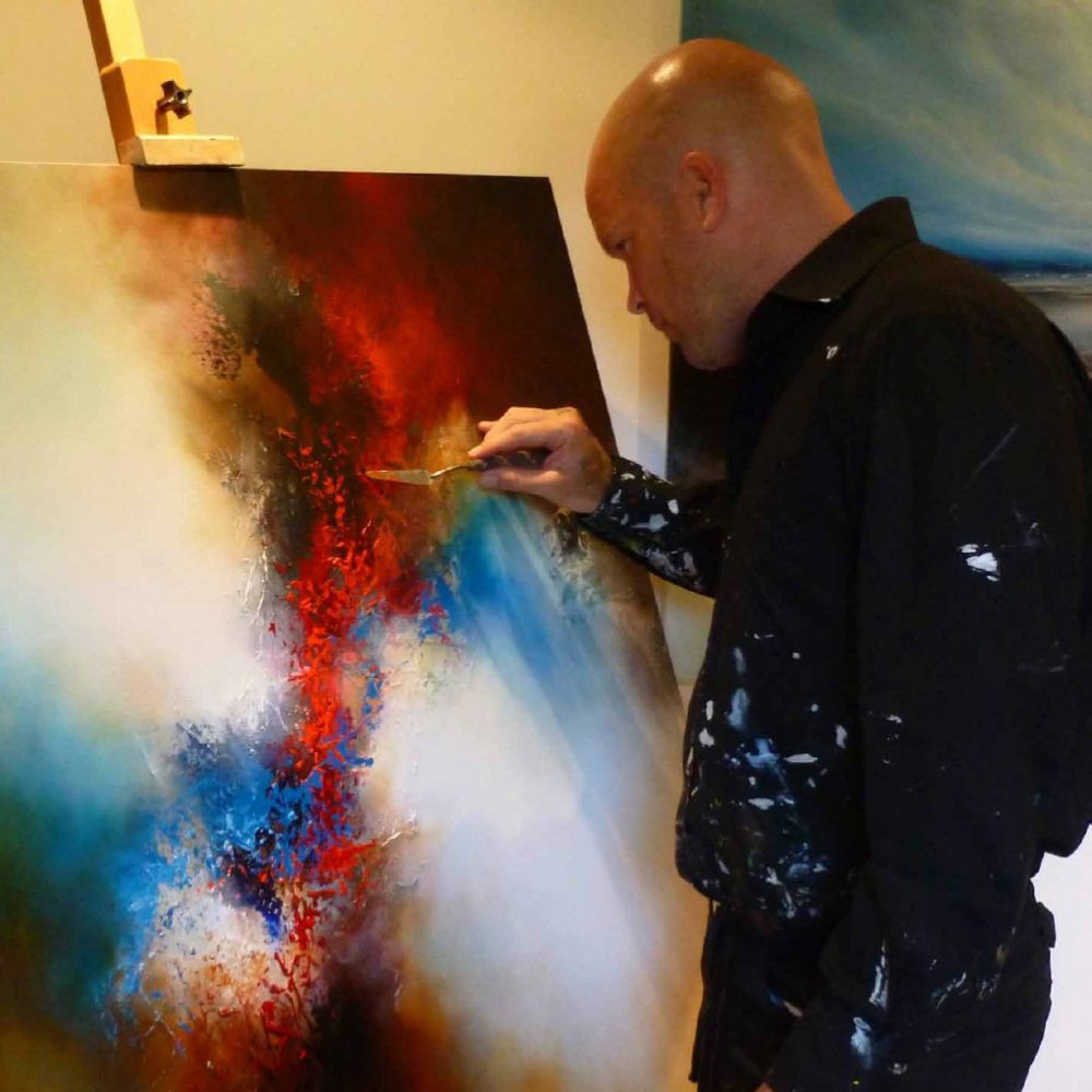 Abstract paintings by Simon Kenny