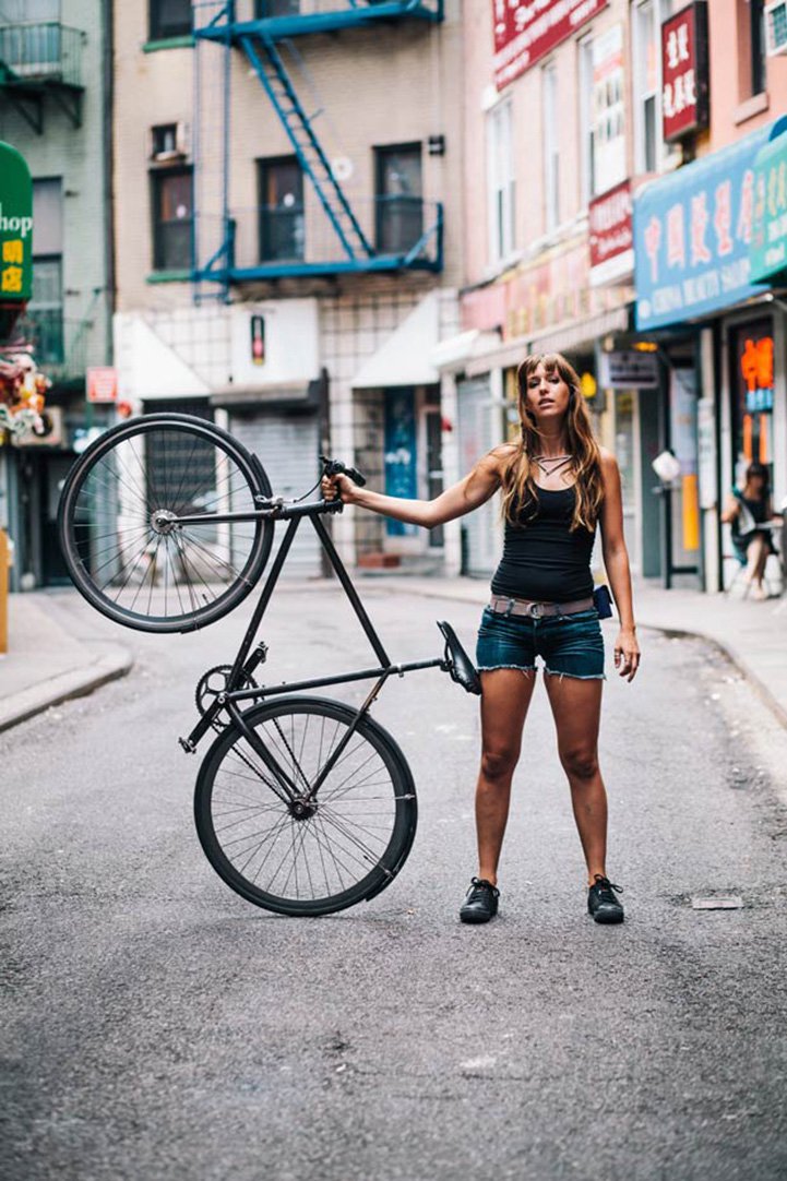 Bicycle style of New York