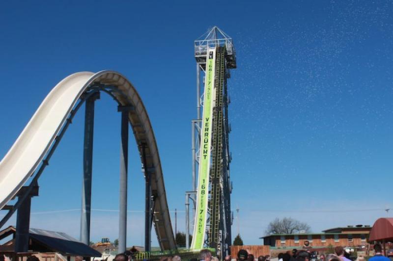 The highest water slide in the world