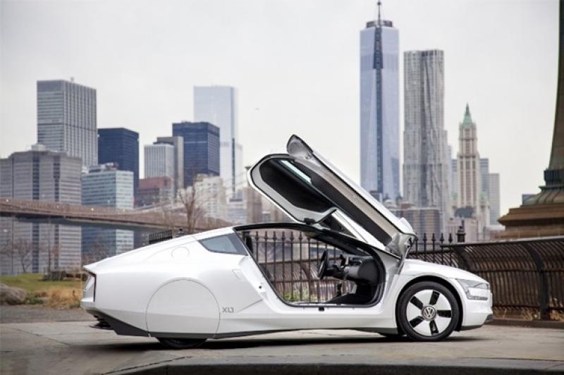 Less than 100 liters. The most economical car in the world is put into mass production