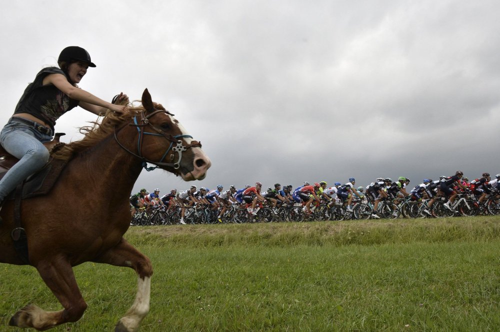 The most vivid pictures of the Tour de France 2014