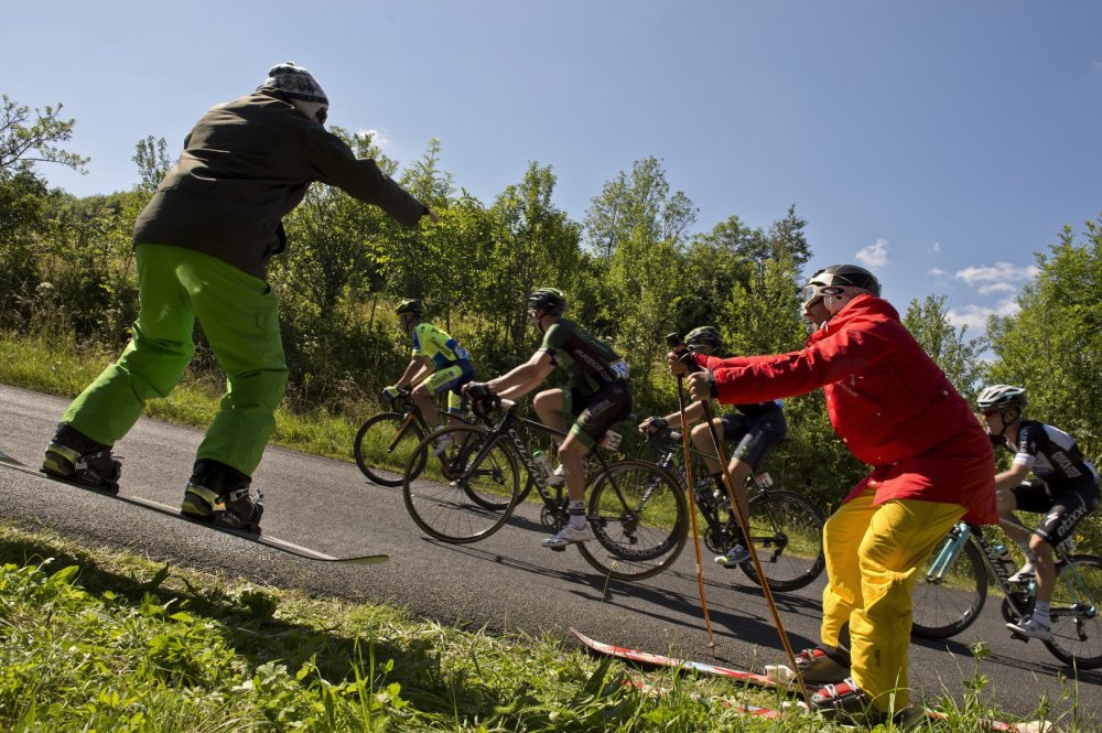 Самые яркие фотографии веломногодневки Tour de France 2014