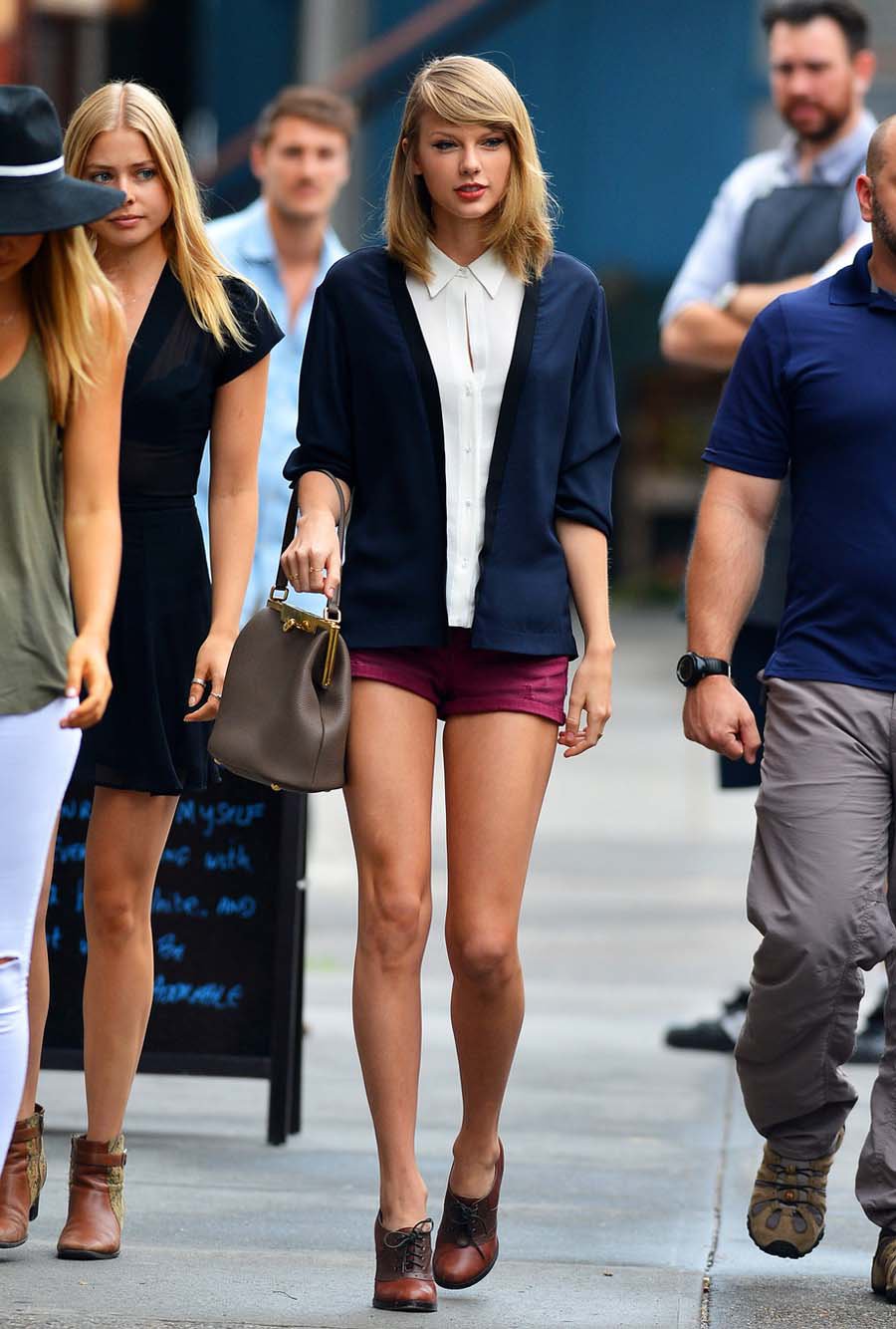 Celebrities in shorts