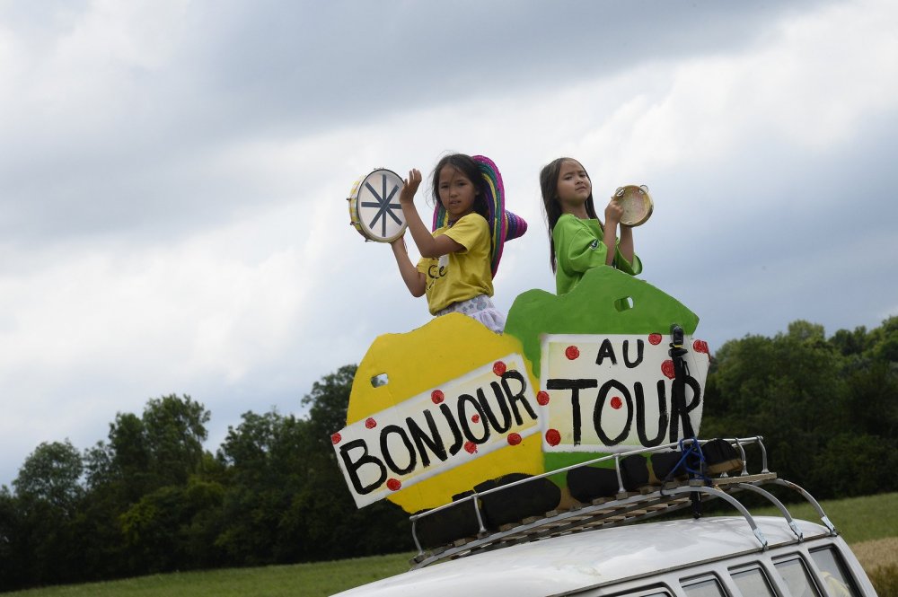 Самые яркие фотографии веломногодневки Tour de France 2014