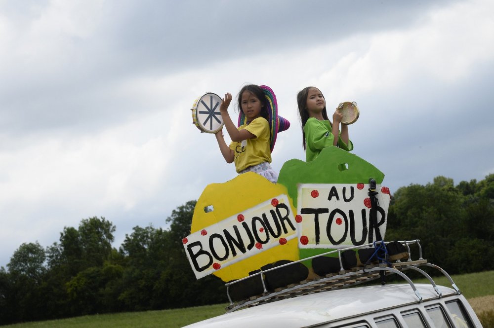 The most vivid pictures of the Tour de France 2014