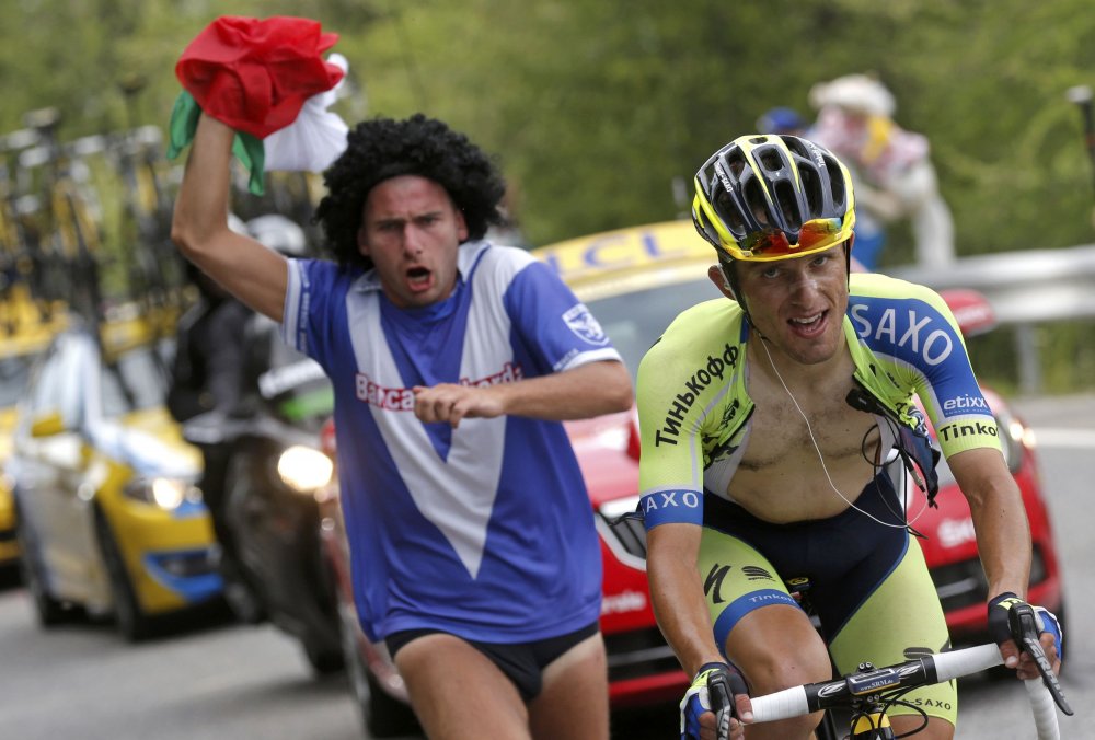 Самые яркие фотографии веломногодневки Tour de France 2014