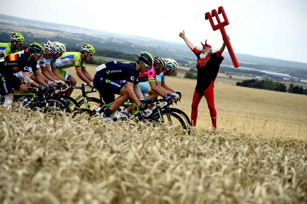 Найяскравіші фотографії велобагатоденки Tour de France 2014