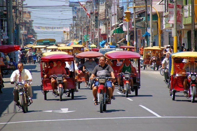 Iquitos is the world's largest city that does not reach by land