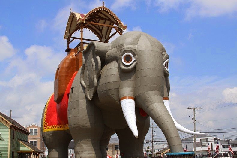 Six-story elephant Lucy