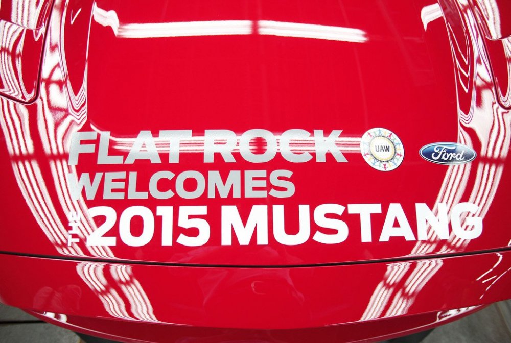 Announced serial production of the Ford Mustang 2015