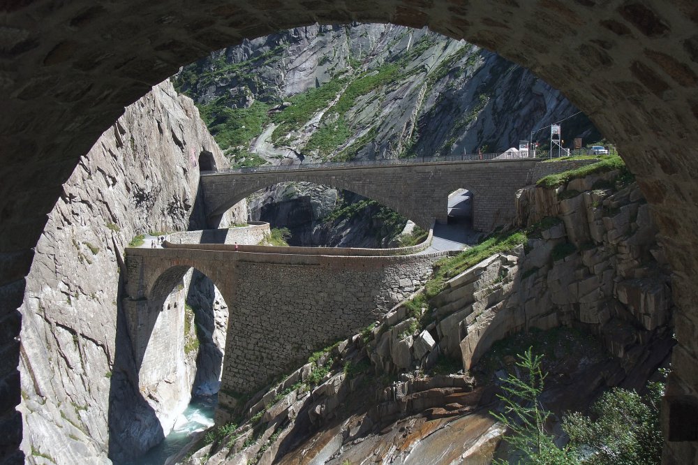Bridge of the devil in Switzerland