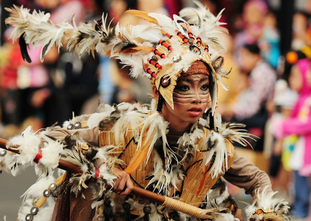 Карнавал моды Jember Fashion Carnaval в Индонезии