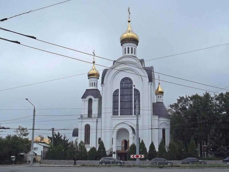 Nativity-Sergievsky church (religious building, 2001).
