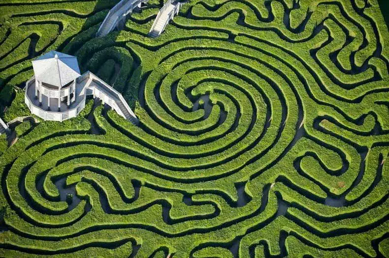 Longleat Hedge Maze - самый длинный в мире лабиринт