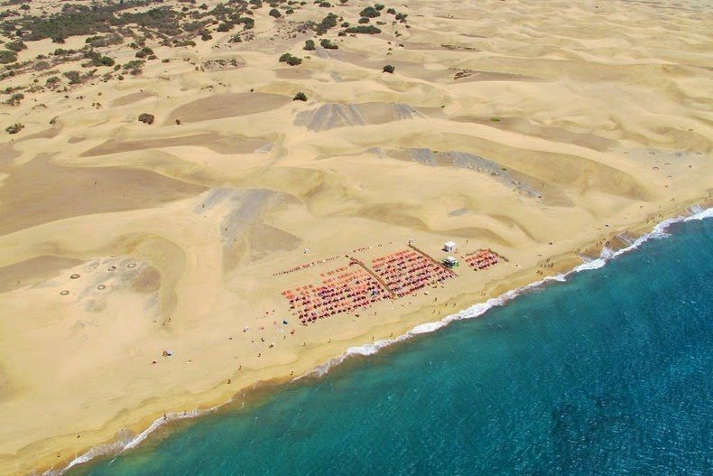 The sand dunes of Maspalomas