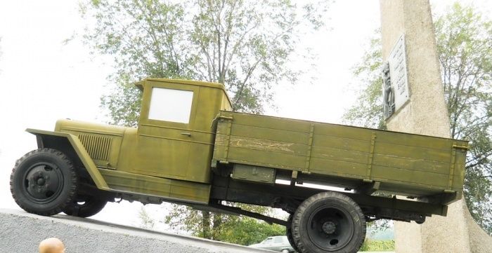 Monument to warriors-motorists, Zaporozhye