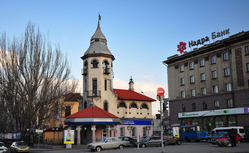 The first tram station, Nikolaev