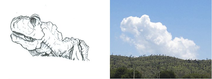 Drawings on the clouds