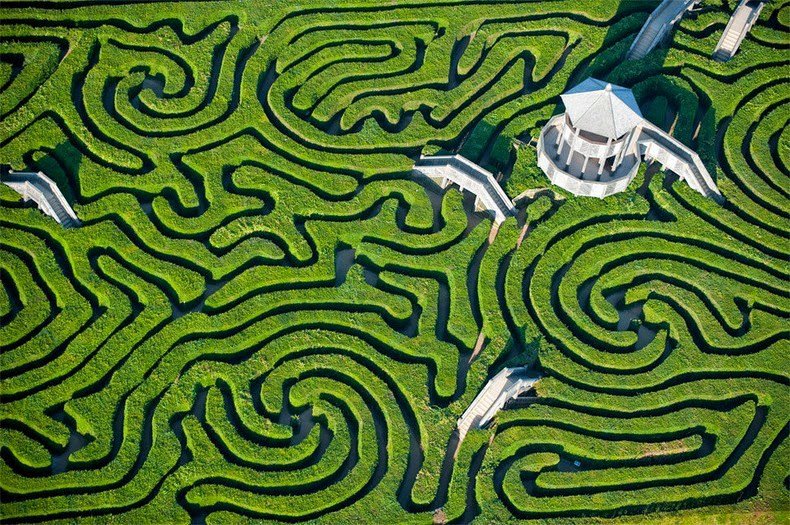 Longleat Hedge Maze - the world's longest labyrinth