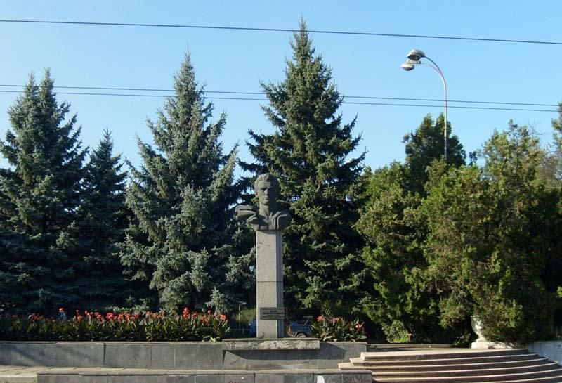 The monument to the partisan Bevz
