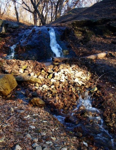 Луганский водопад «Водопад за Острой Могилой»