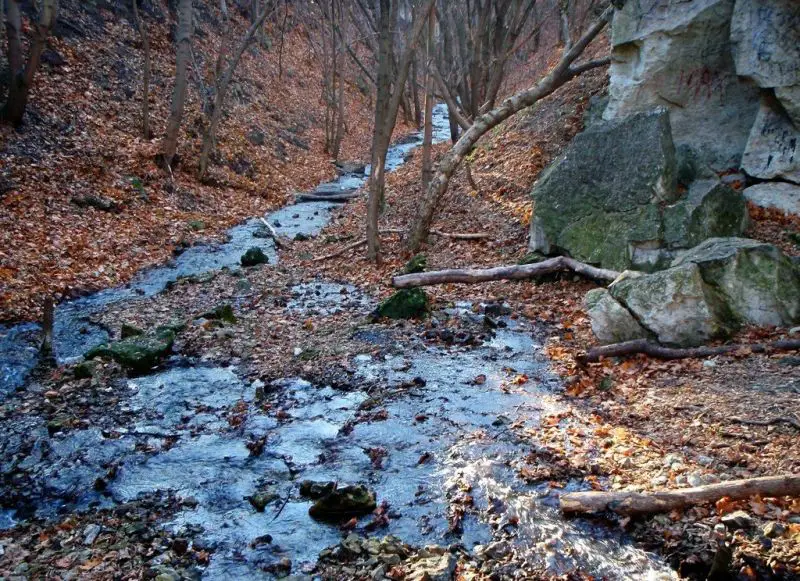 Луганский водопад «Водопад за Острой Могилой»