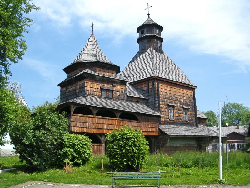 The Vozdvizhenskaya Church in Drogobych