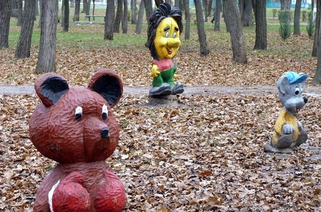 Wooden Sculptures, Kobelyaki