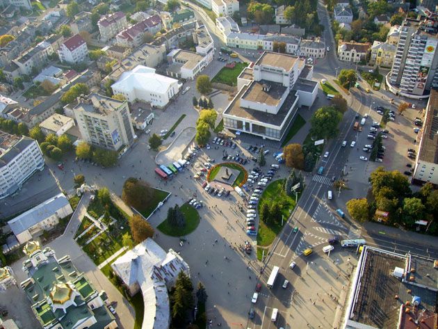 Theater Square, Lutsk