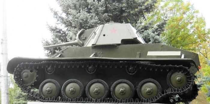 Monument to Tank T-70, Melitopol