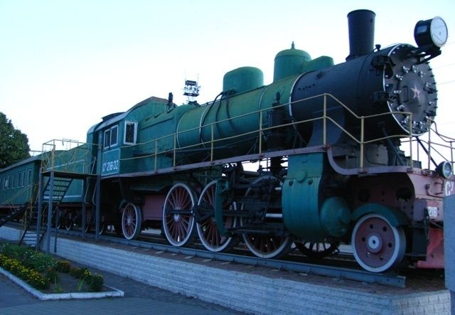  Monument-museum steam locomotive SU 216-32, Smila 