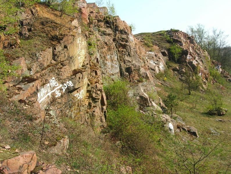  Granite protrusion Krasnaya Gorka, Korosten ' title=