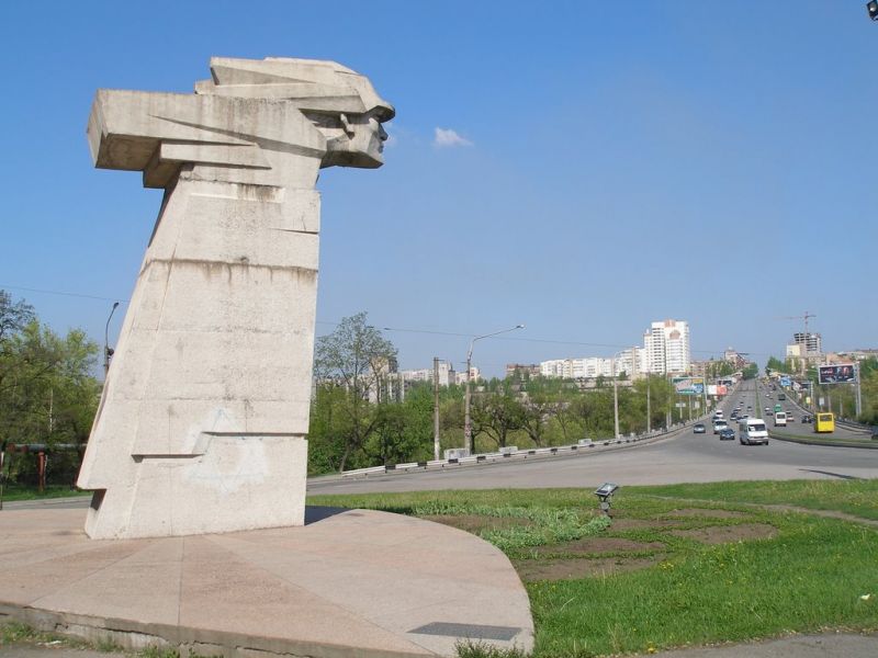 Monument The alarming youth, Zaporozhye