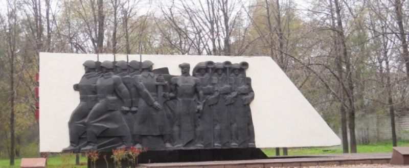 The monument to the metallurgists of Zaporizhstal, Zaporozhye