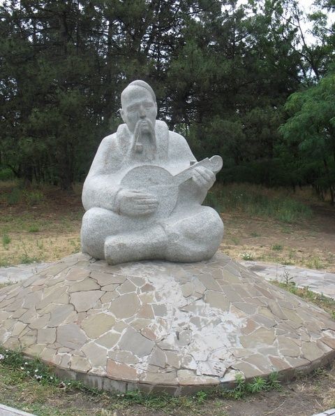 Monument to Cossack Mamai, Zaporozhye